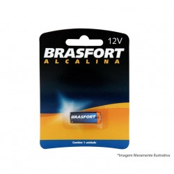 PILHA BRASFORT ALCALINA MN21 12V C/1 CART 1