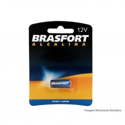 PILHA BRASFORT ALCALINA MN21 12V C/1 CART 1