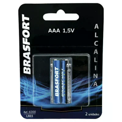 PILHA BRASFORT ALCALINA PALITO AAA C/2 CART 1