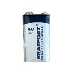 PILHA BRASFORT BAT 9V C/1 CART 1