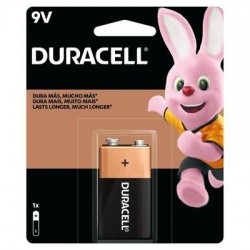 PILHA DURACELL BATERIA 9V C/1  CART 1