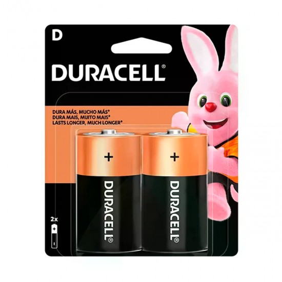 PILHA DURACELL GRANDE D C/2 PC 1