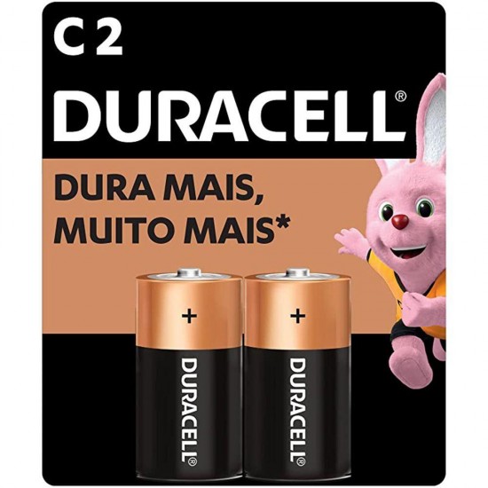 PILHA DURACELL MEDIA C C/2  PC 1