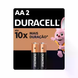 PILHA DURACELL PEQUENA AA C/2 PC 1