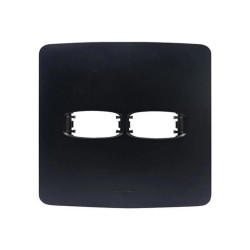 PLACA GRACIA BLACK 4X4 2 MODULOS 85696 CF 1