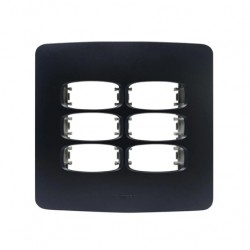 PLACA GRACIA BLACK 4X4 6 MODULOS 85699 CF 1