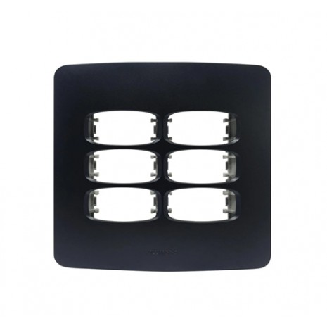 PLACA GRACIA BLACK 4X4 6 MODULOS 85699 CF 1