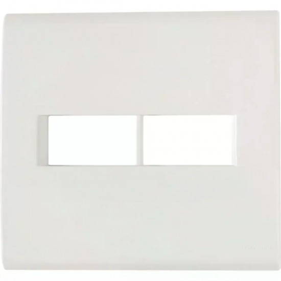 PLACA LIZ 4X4 2 POSTOS BRANCA 106023 PC 1