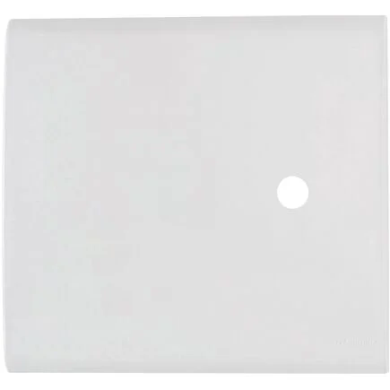 PLACA LIZ 4X4 FURO 9,5MM BRANCA 106022 PC 1