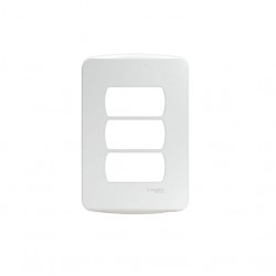 PLACA MILUZ+SUPORTE 4X2 3 POSTOS S3B57230 PC 1