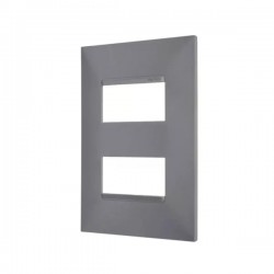 PLACA PIAL PLUS+ CZA 4X2 2 POSTO SEPAR 618506CZ PC 1