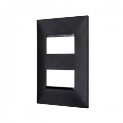 PLACA PIAL PLUS+ PTA 4X2 2 POSTO SEPAR 618506PT PC 1