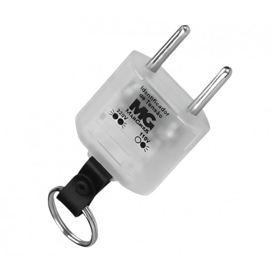 PLUG IDENT DE TENSAO MARGIRIUS 110V-220V CHAVEIRO PC 1