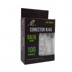 PLUG MODULAR RJ45 8X8 XCELL CAT6 C/100 EMB 1