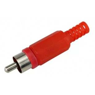 PLUG RCA SOLDA VERMELHO PC 1
