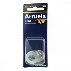 BRASFORT ARRUELA LISA (E) 3/8 C/8 CART 1