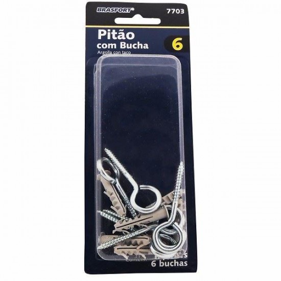 BRASFORT PITAO C/BUCHA  6 C/6 CART 1
