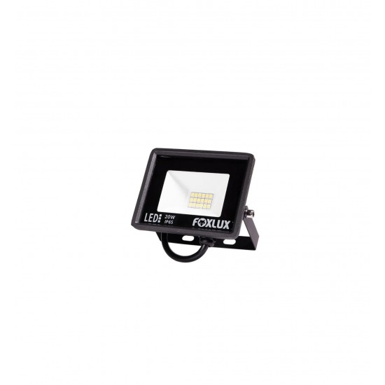 REFLETOR LED FOXLUX  20W 6500K BIV PTO IP65 PC 1