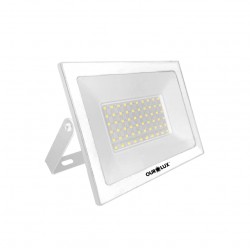 REFLETOR LED OUROLUX   50W 6500K BIV BCO IP65 PC 1