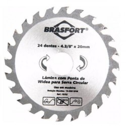 SERRA CIRCULAR WIDEA BRASFORT 4.3/8X24X20MM 8232 PC 1