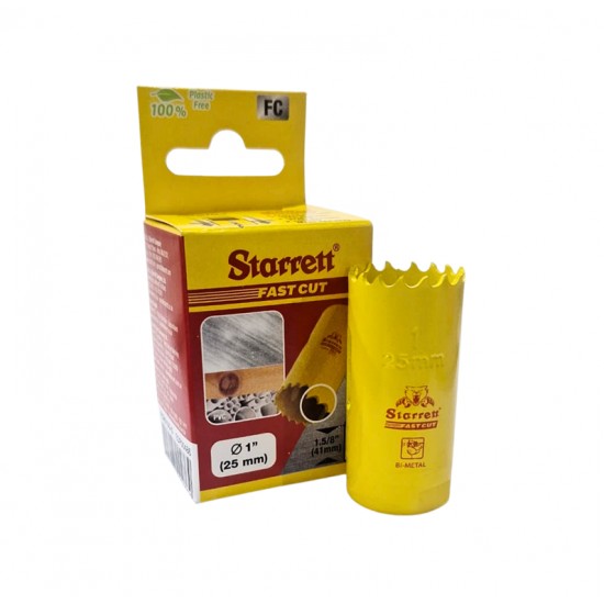 SERRA COPO STARRETT. 25MM MPH0100  1 PC 1