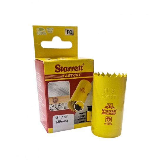 SERRA COPO STARRETT. 29MM MPH0118 1.1/8 PC 1