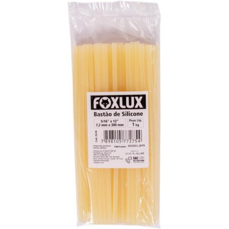 SILICONE BARRA 5/16X12 1KG FOXLUX 26.04 KG 1