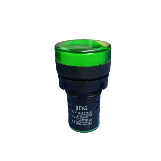 SINALEIRO 22,5MM JNG AD16-22DG  24V VD PC 1