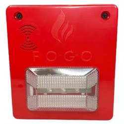 SINALIZADOR AUDIOVIS C/SIRENE 12/24V CONV 27707 PC 1