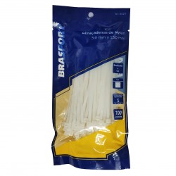 ABRACADEIRA NYLON BRASFORT 3,6 X 150 MM BR C/100 PCTE 1