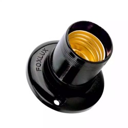 SOQUETE TETO FIXO FOXLUX PRETO 43.04T PC 1