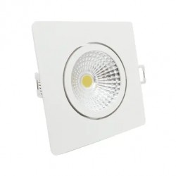 SPOT EMB.SUPER LED FOXLUX QUADRADO 5W 3000K  PC 1