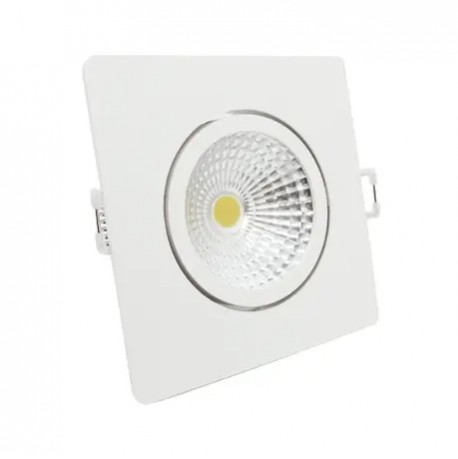 SPOT EMB.SUPER LED FOXLUX QUADRADO 5W 3000K  PC 1