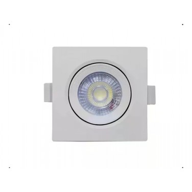 SPOT EMB.SUPER LED FOXLUX QUADRADO 7W 6500K  PC 1