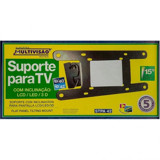 SUP.MULTIVISAO C/INCLINACAO 19/40 PRATA STPA42-PR UN 1