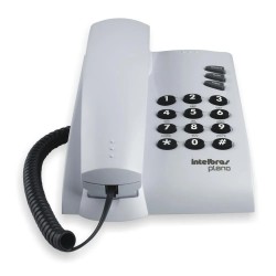 TELEFONE INTELBRAS PLENO C/CHAVE CINZA ARTICO PC 1