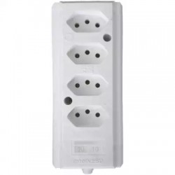 TOM.BARRA INTERNEED BIAMP QUADRUPLA 2P+T BR 10/20A PC 1