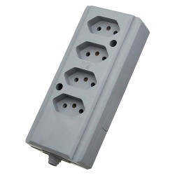 TOM.BARRA INTERNEED BIAMP QUADRUPLA 2P+T CZ 10/20A PC 1