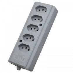 TOM.BARRA INTERNEED BIAMP QUINTUPLA 2P+T CZ 10/20A PC 1