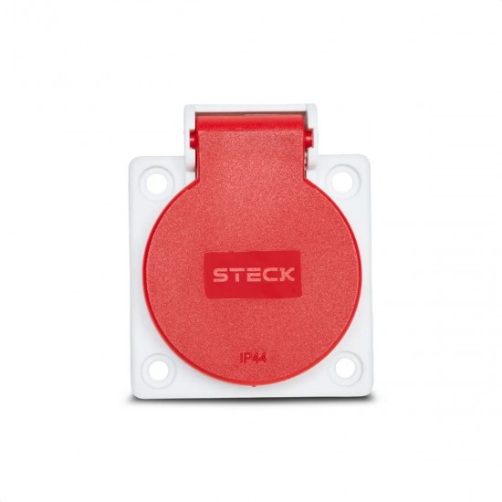 TOMADA EMB QUASAR C/TAMPA 2P+T 10A VM 250V  PC 1