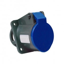 TOMADA EMBUTIR STECK 3P+T 9H 16A 200V AZ N-4049 PC 1