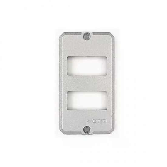 TRAMONTINA PLACA 2 TECLAS DISTANCIADAS 1/2 3/4 PC 1