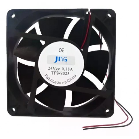 VENTOINHA  80X 80X25 24V PC 1