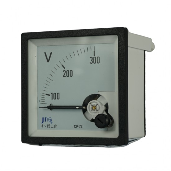 VOLTIMETRO JNG CP-T72 72X72 300V  PC 1