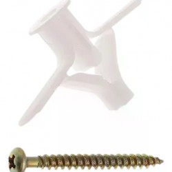 BUCHA FIXACAO EM GESSO+PARAF GDP1 04 A 15MM C/50 PCTE 1