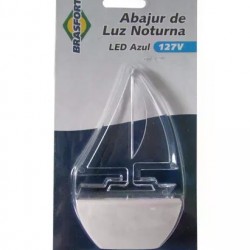 ABAJUR LUZ NOTURNA LED BRASFORT BARCO 127V PC 1