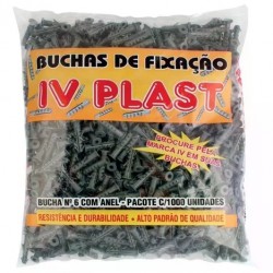 BUCHA FIXACAO IVPLAST 05 C/1000 PCTE 1