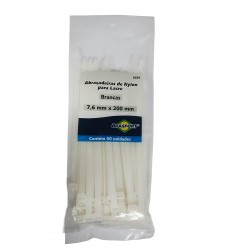 ABRACADEIRA NYLON BRASFORT 7,6 X 200 MM BR C/ 50 PCTE 1