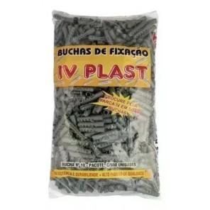 BUCHA FIXACAO IVPLAST 10 C/ 500 PCTE 1