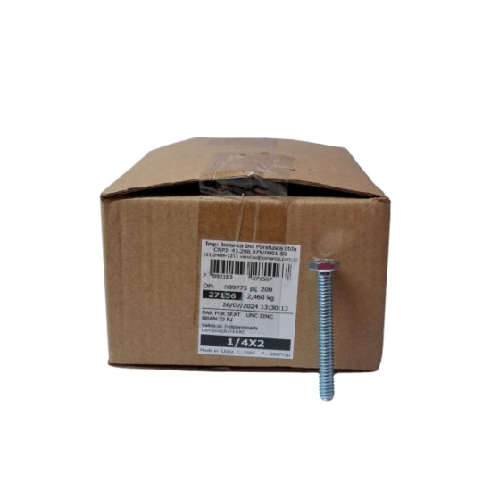 PARAF.SEXT.ROSCA INTEIRA B08 1/4 X 2  REF 27156 CNT 1